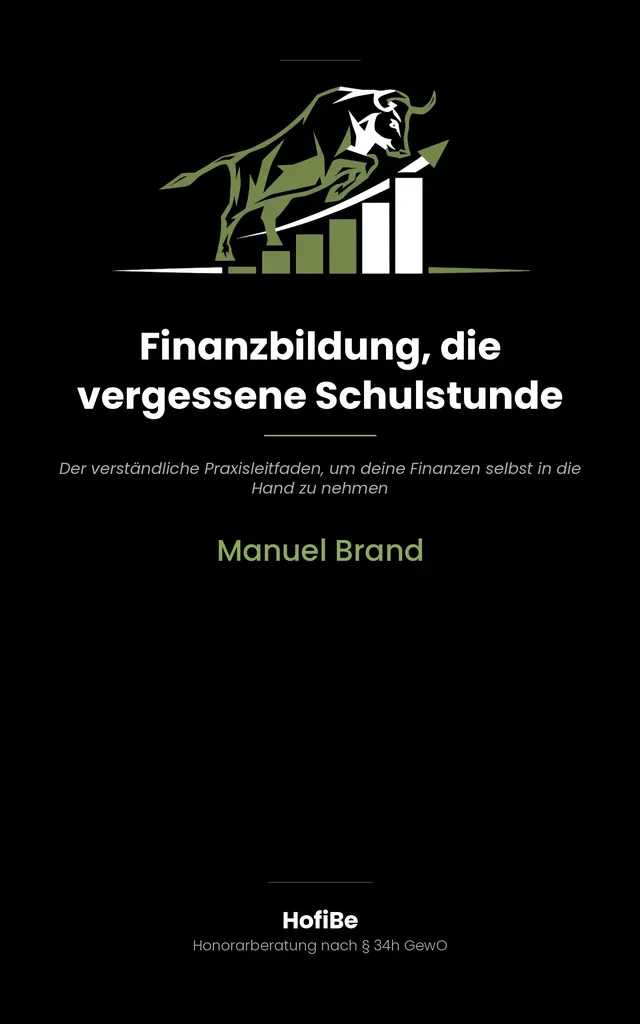 Buchcover „Finanzbildung, die vergessene Schulstunde“ von Manuel Brand